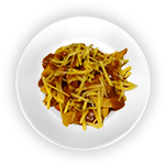 Cheese, Chips & Curry Sauce 